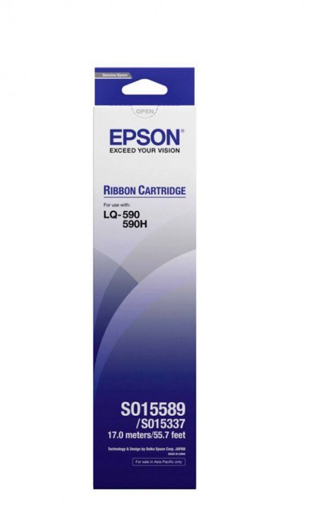ตลับผ้าหมึก EPSON LQ-590 (S015589/S015337) ink ribbon