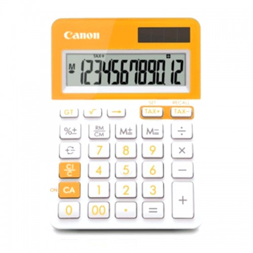 เครื่องคิดเลข CANON LS-123T Calculator (สีส้ม)